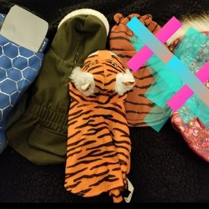 3 puppy coats/hoodies